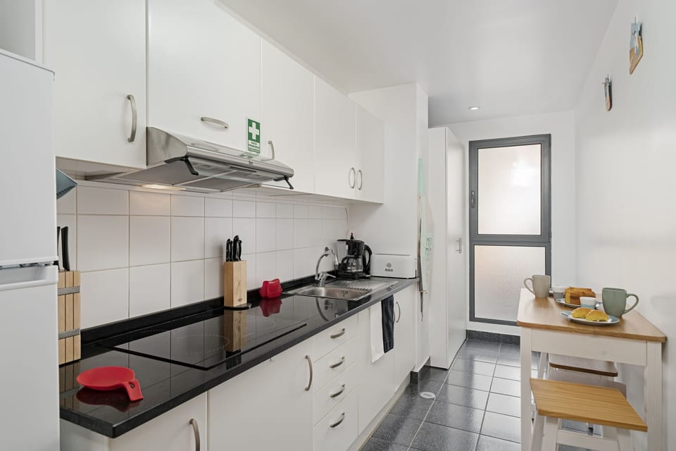 Full equipped kitchen.