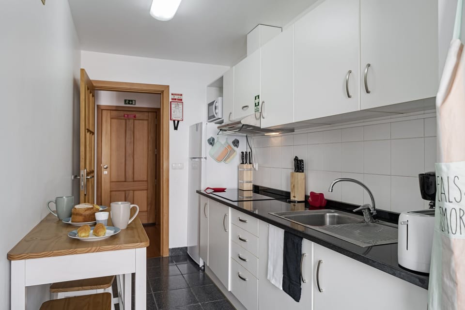 Full equipped kitchen.