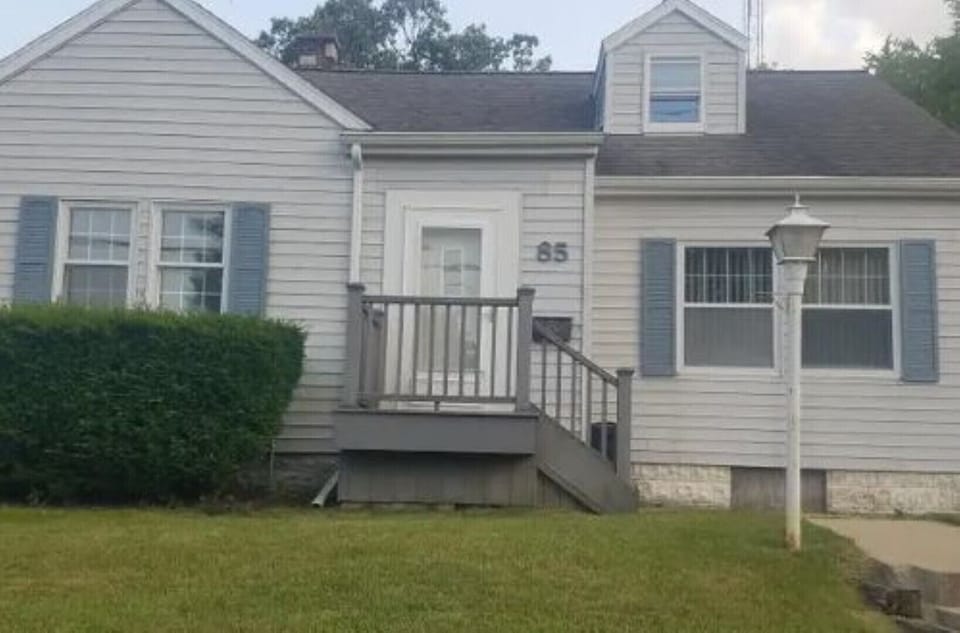 Outside look of the front entrance of the property