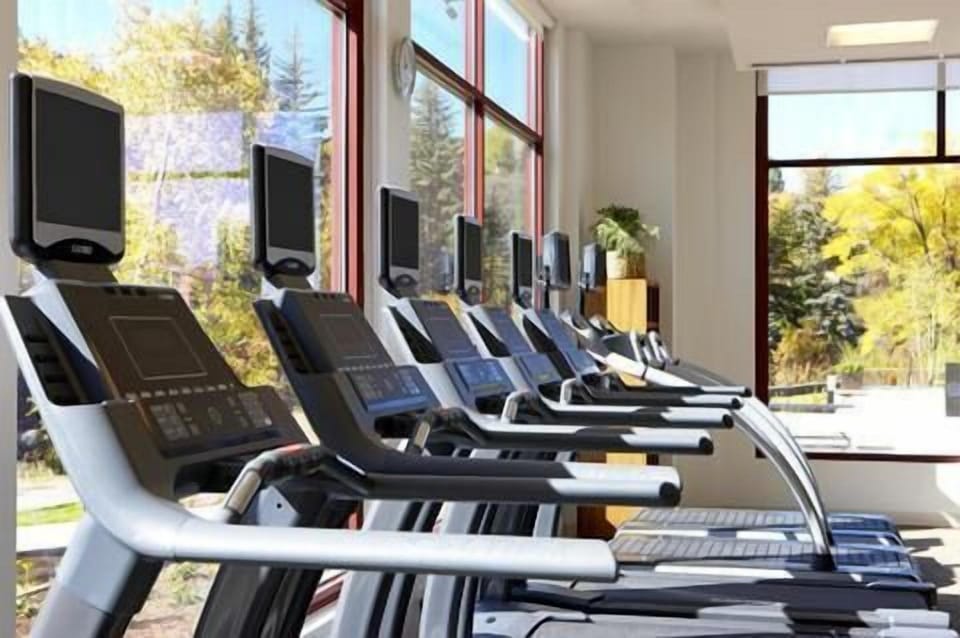 Fitness Center with all equipment and spa