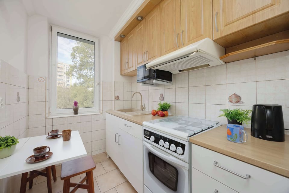 A bright countertop area with simple, fresh details.