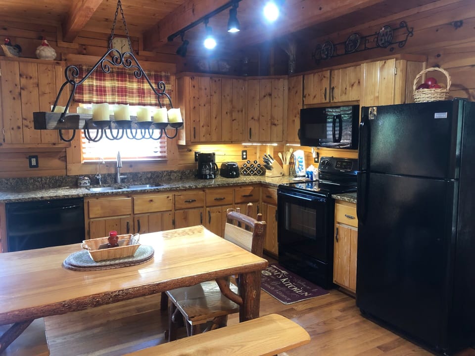 Our incredible kitchen with all the amenities!
