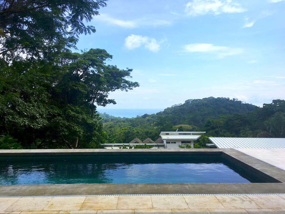 Ocean view from living room