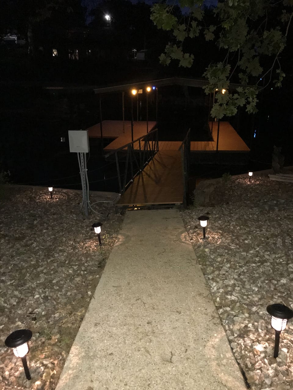 Walkway to dock