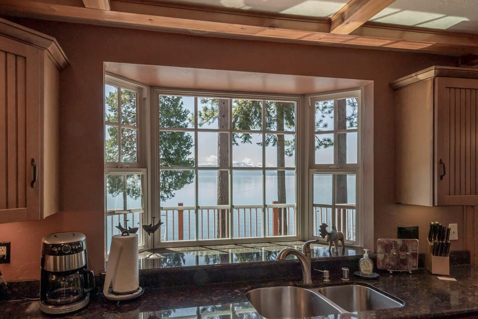View out kitchen window