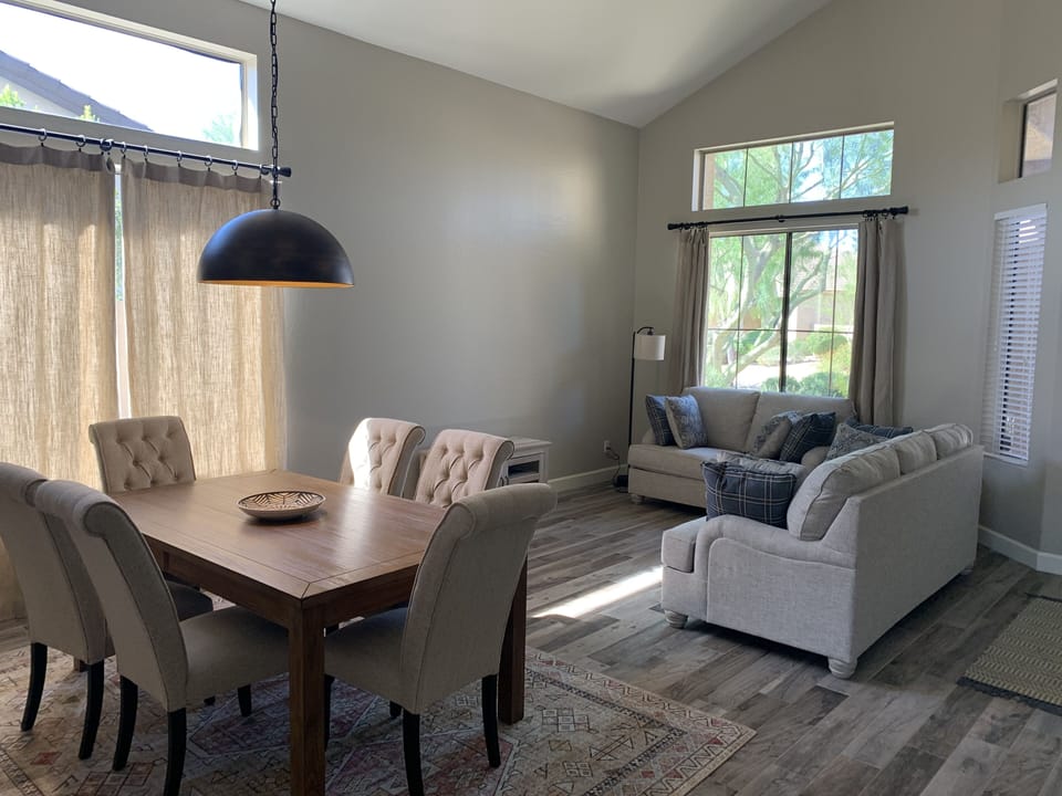 Living Room & Dining Room
