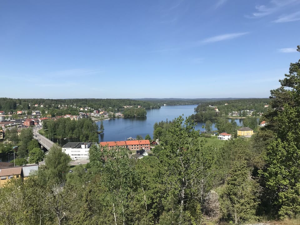 The town from above