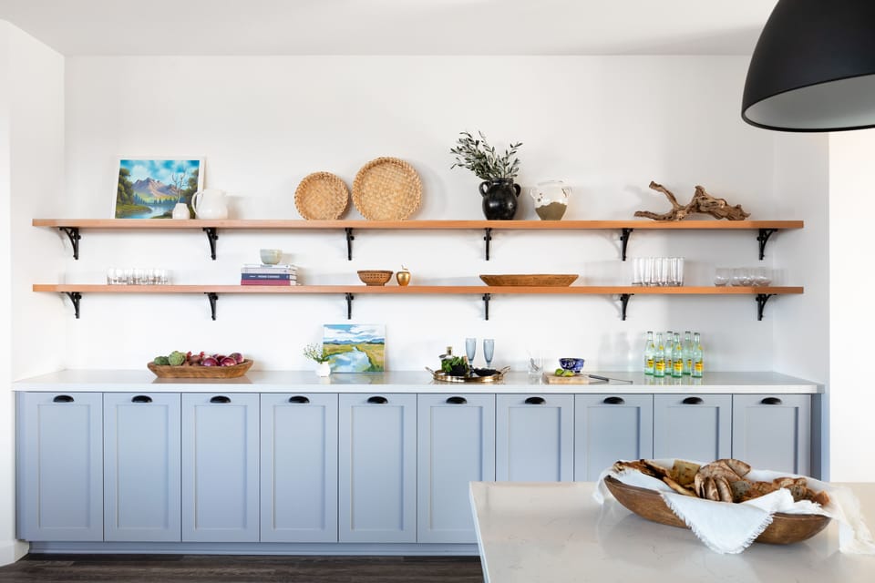 Stylish and chic kitchen.