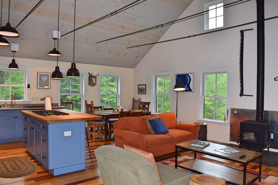 Living, Kitchen, ​and Dining