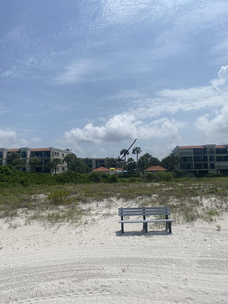 Unit is where the arrow points. View from the beach. 
