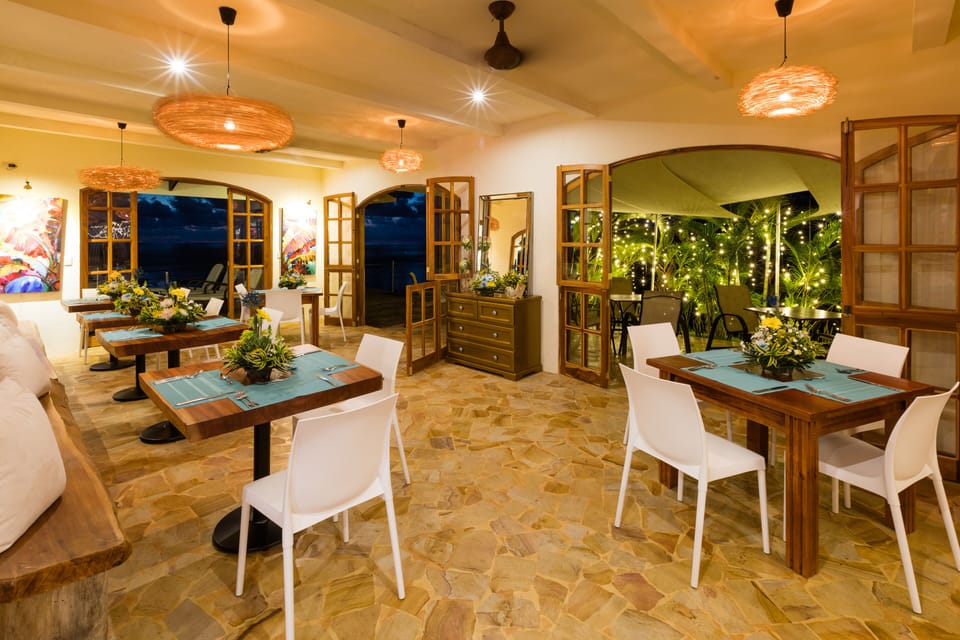 Azul Restaurant Dining Room in the Early Evening