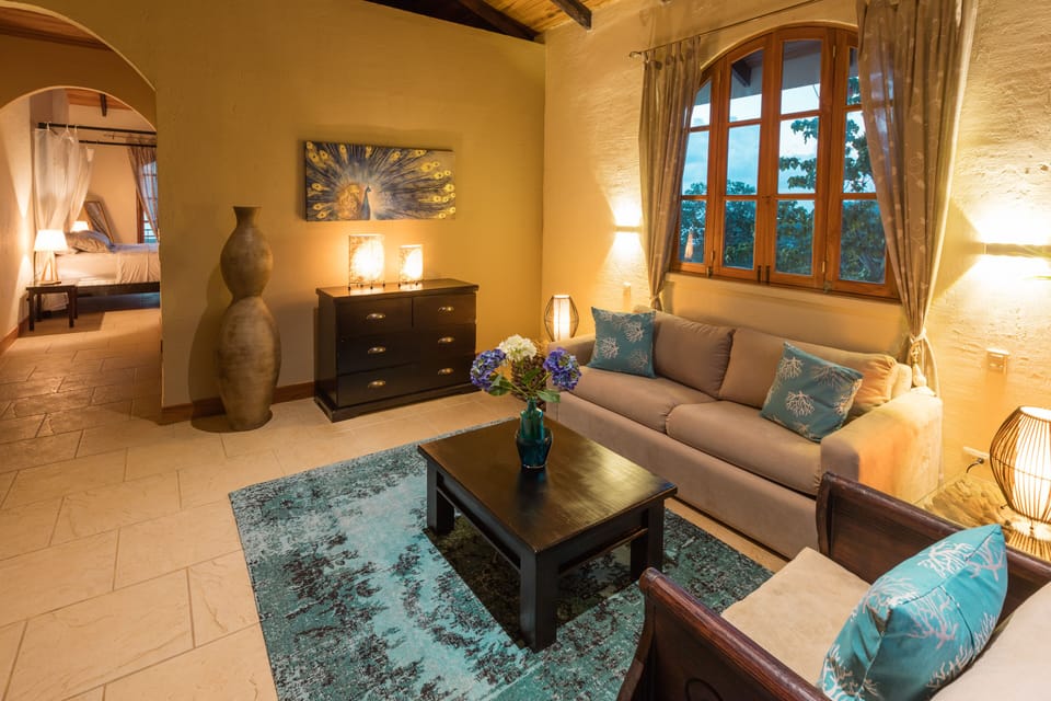 Ocean View Suite Sitting Room Looking towards Bedroom