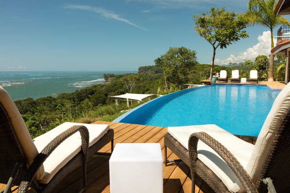 Infinity Pool Overlooking The Pacific Ocean