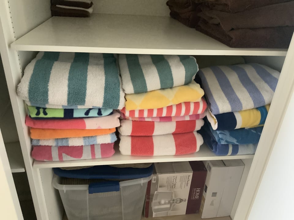 Lots of beach towels
