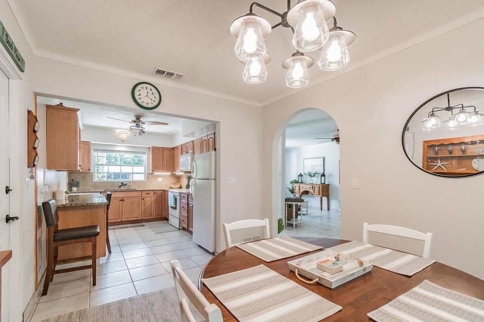 Dining area just outside the Kitchen