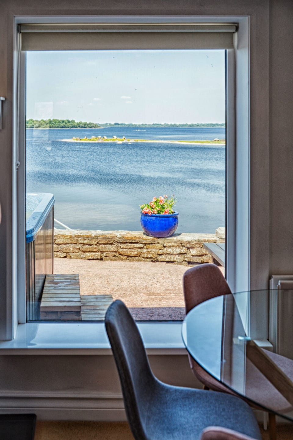 Amazing views of Lough Conn through your dining window