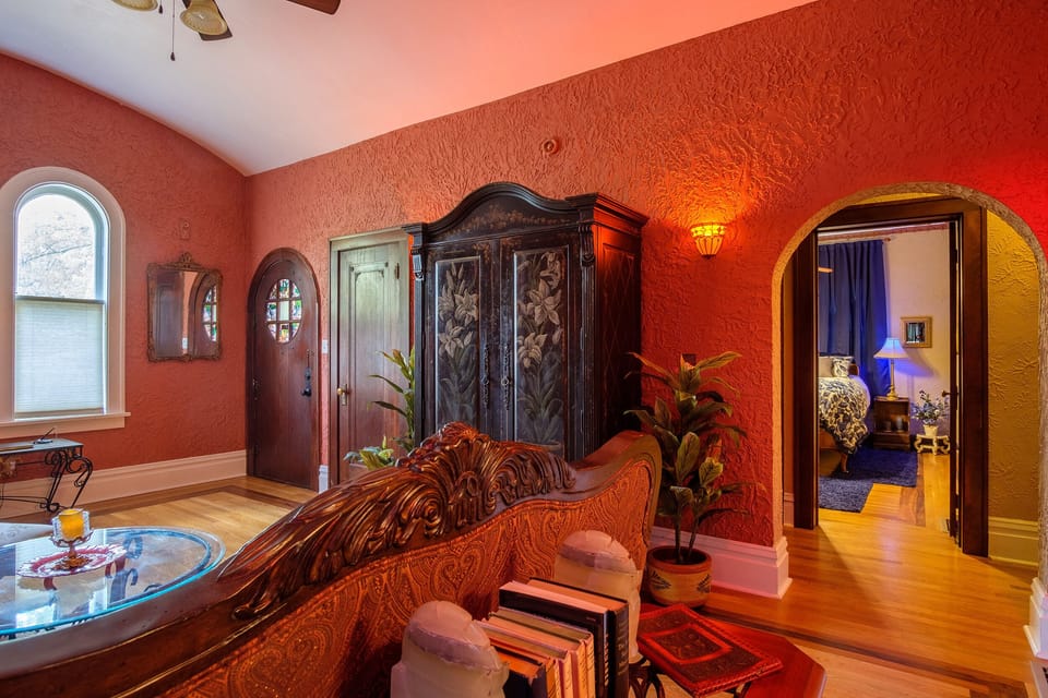Habersham armoire conceals Smart TV