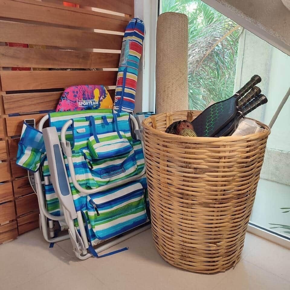 Beach Chairs, Umbrella, Snorkeling Gear