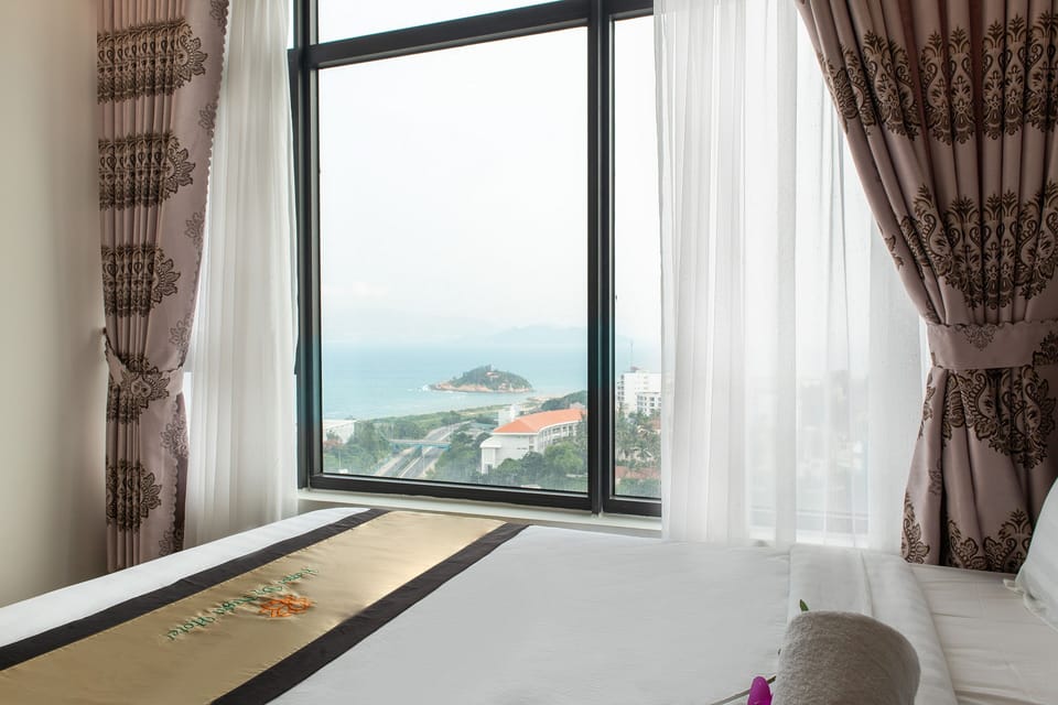 Over view of Nha Trang city from bedroom.