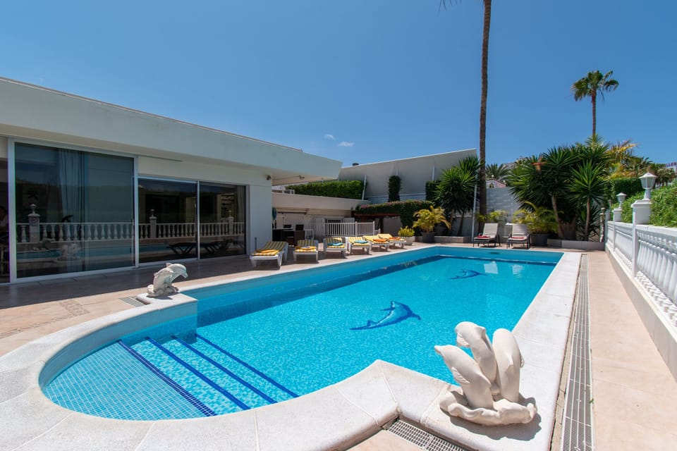 Private heated pool