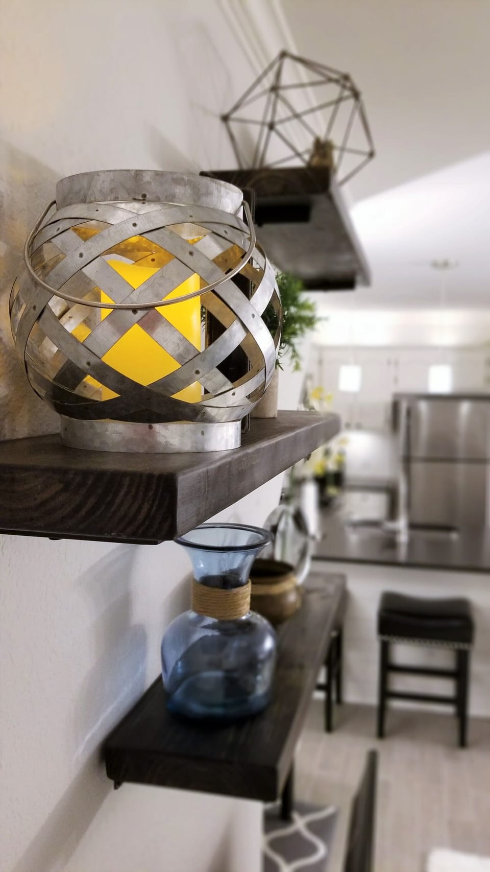 Unique touches through out give the condo a homey feel.