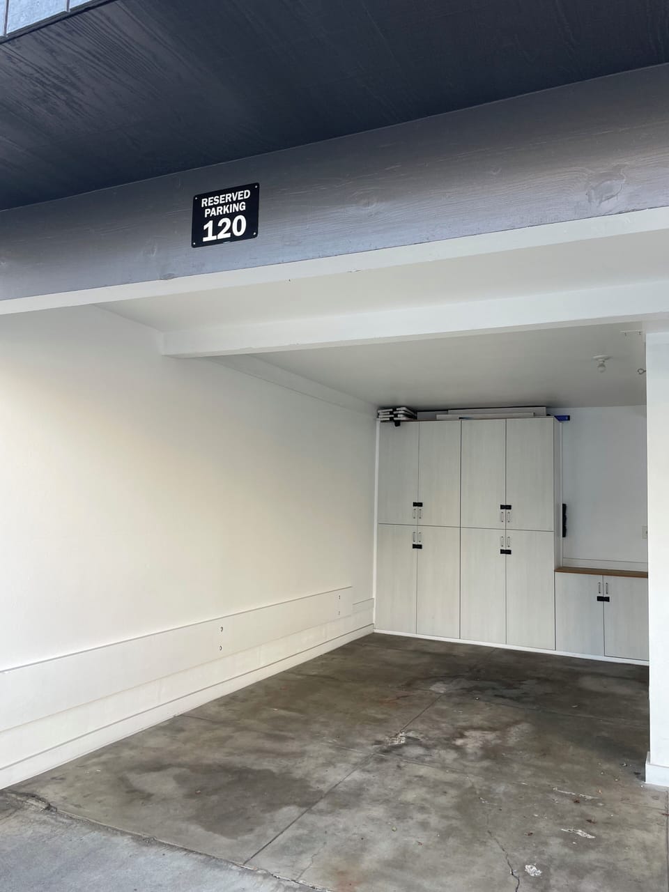 Reserved parking 