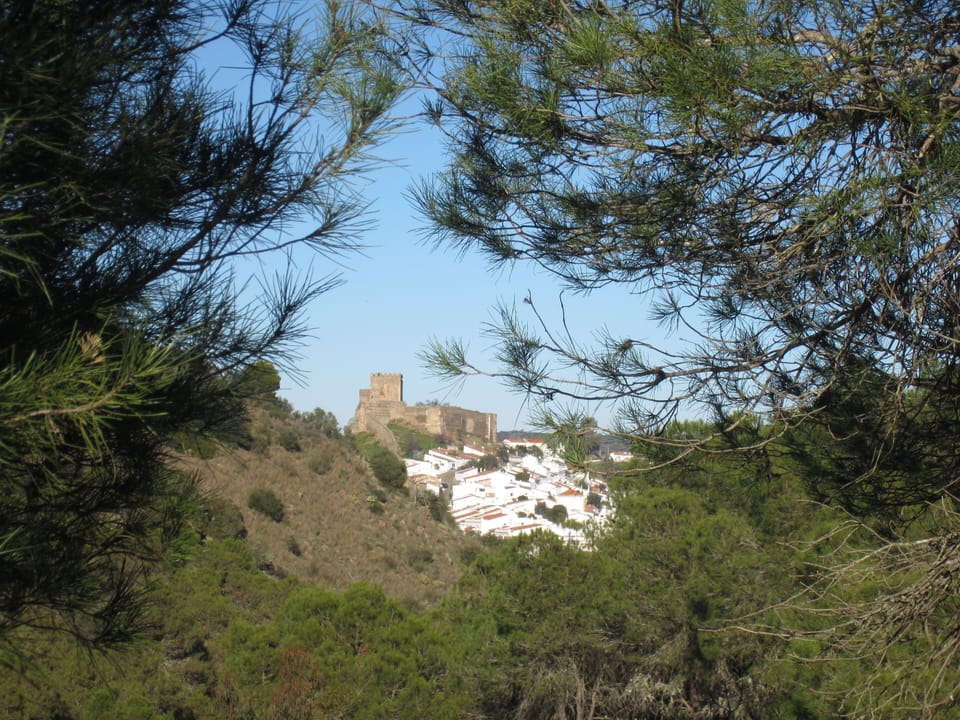 Mértola (vista da estrada da Bombeira do Guadiana)