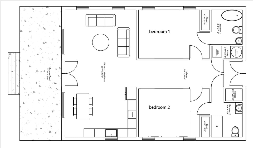 Layout of the house