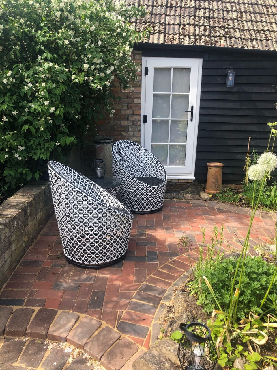 Privat patio