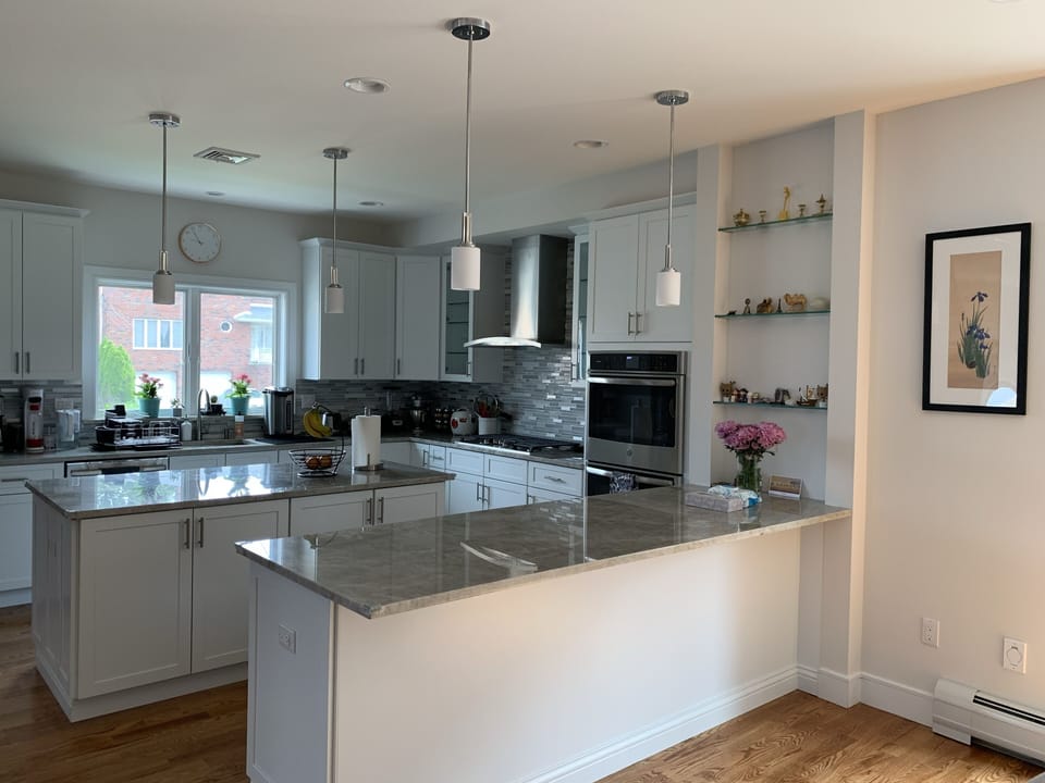 Kitchen view from dining room