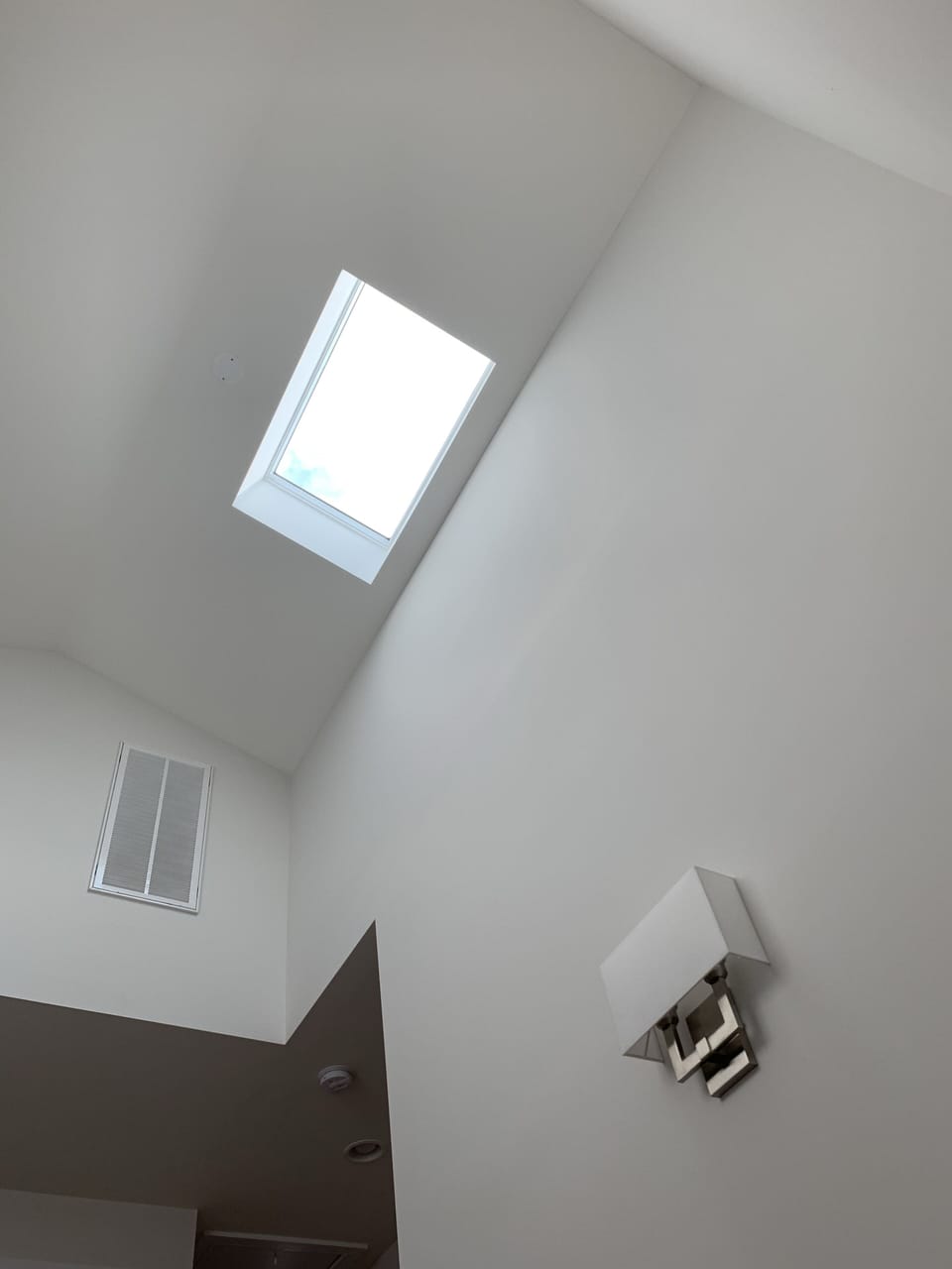 Skylight above staircase