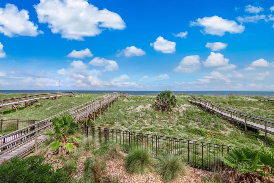 View of Amelia Island's Sand Dunes from Rear Balconies