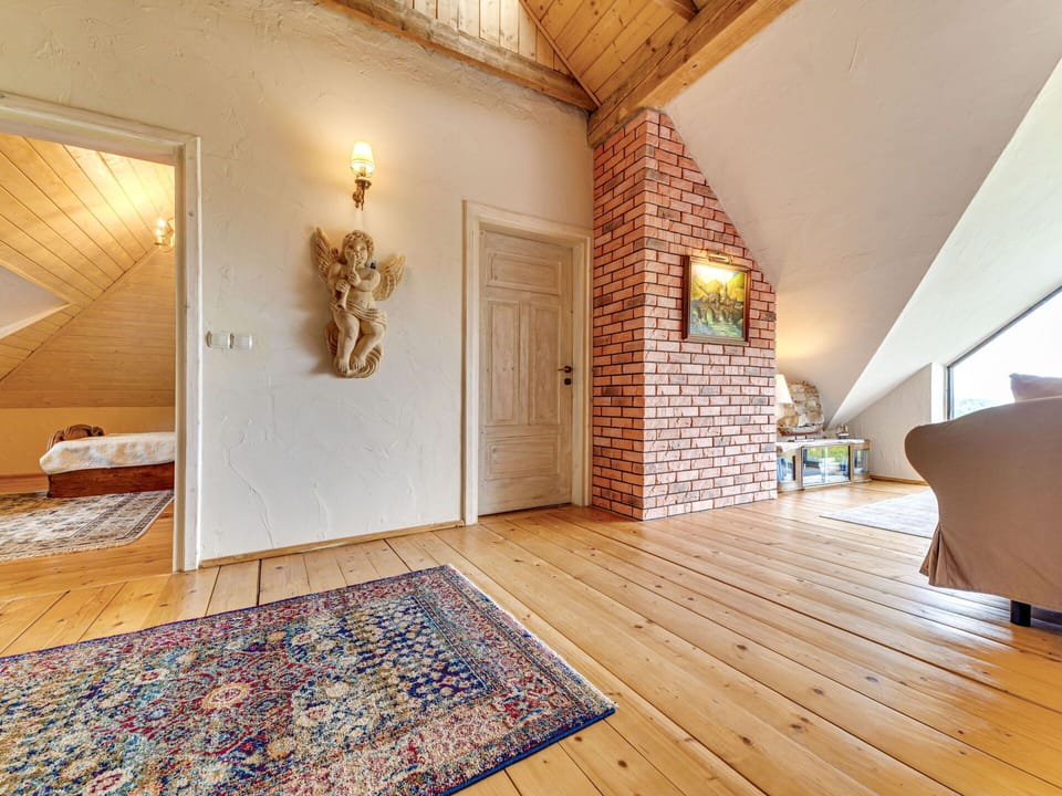 Building, Wood, Interior Design, Hall, Flooring, Floor, Wall, Door, Wood Stain, Real Estate