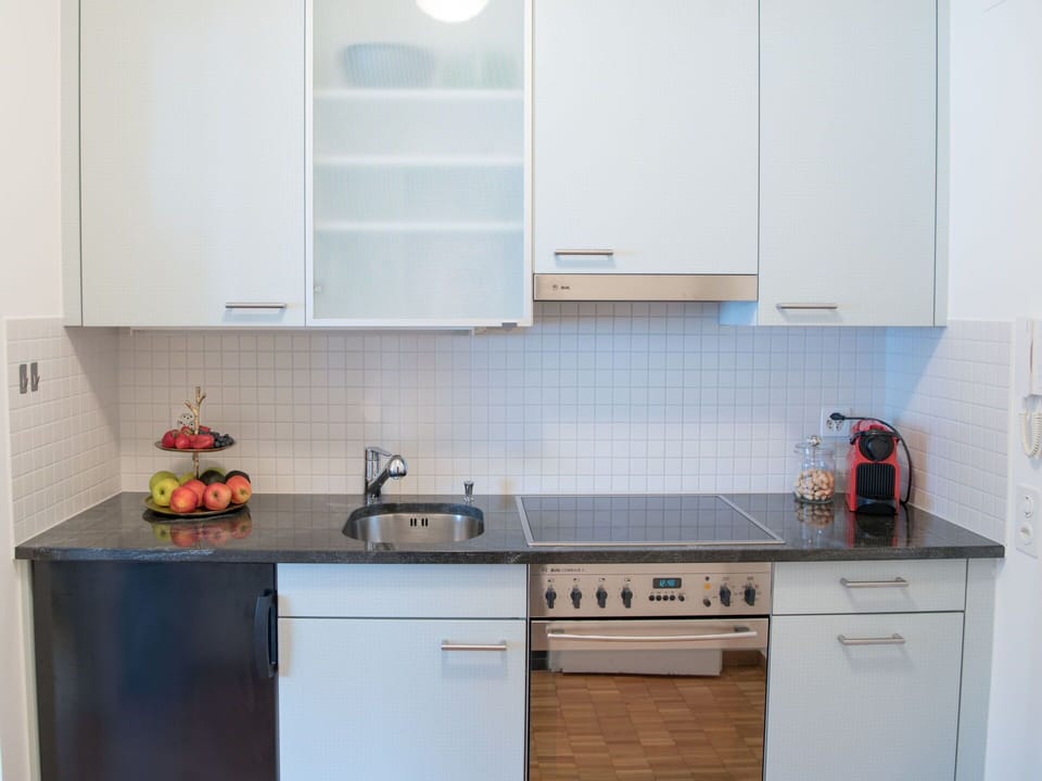 Kitchen, Countertop, Kitchen Appliance, Cabinetry, Major Appliance, Kitchen Sink, Interior Design, Sink, Flooring, Home Appliance