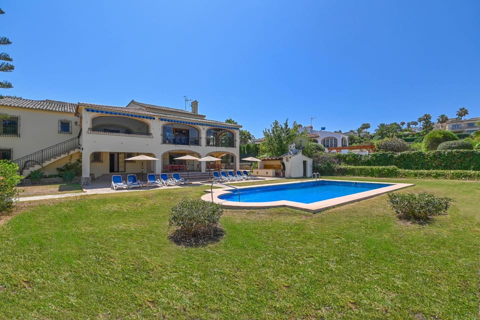 Terrace and pool