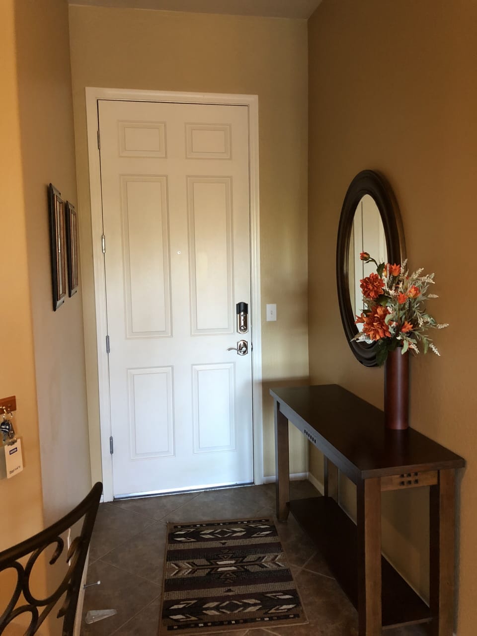 Front door into condo.