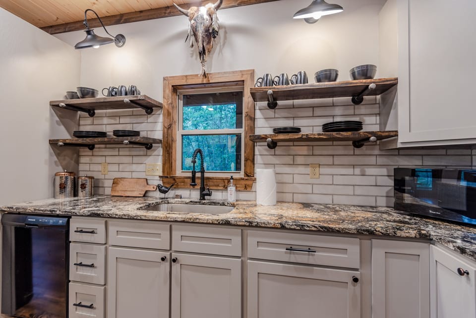 Enough counter space to cook together and make clean up a breeze!