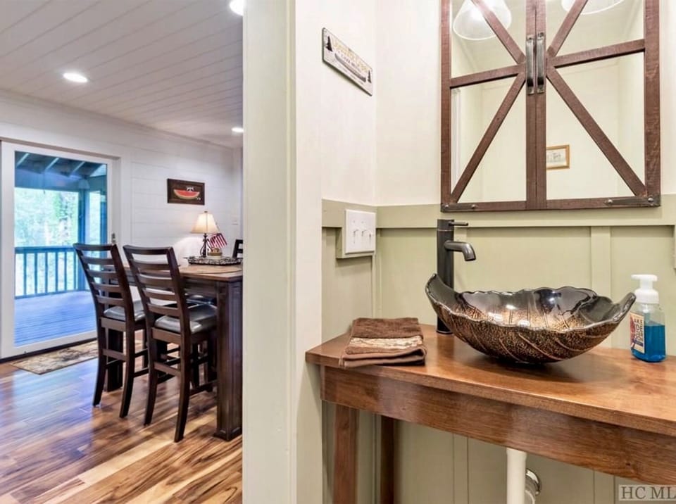 Half bath on main level