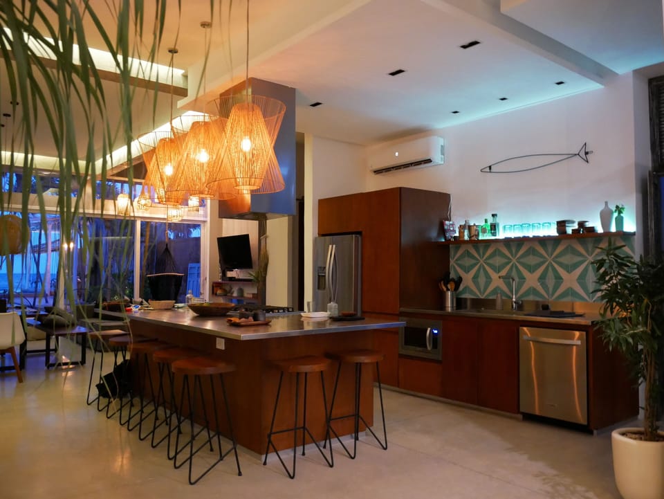Kitchen island open floor concept