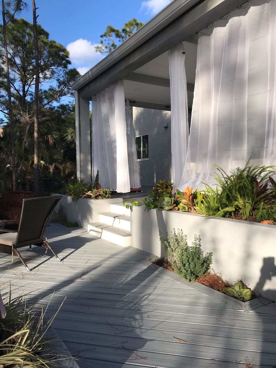 Covered patio