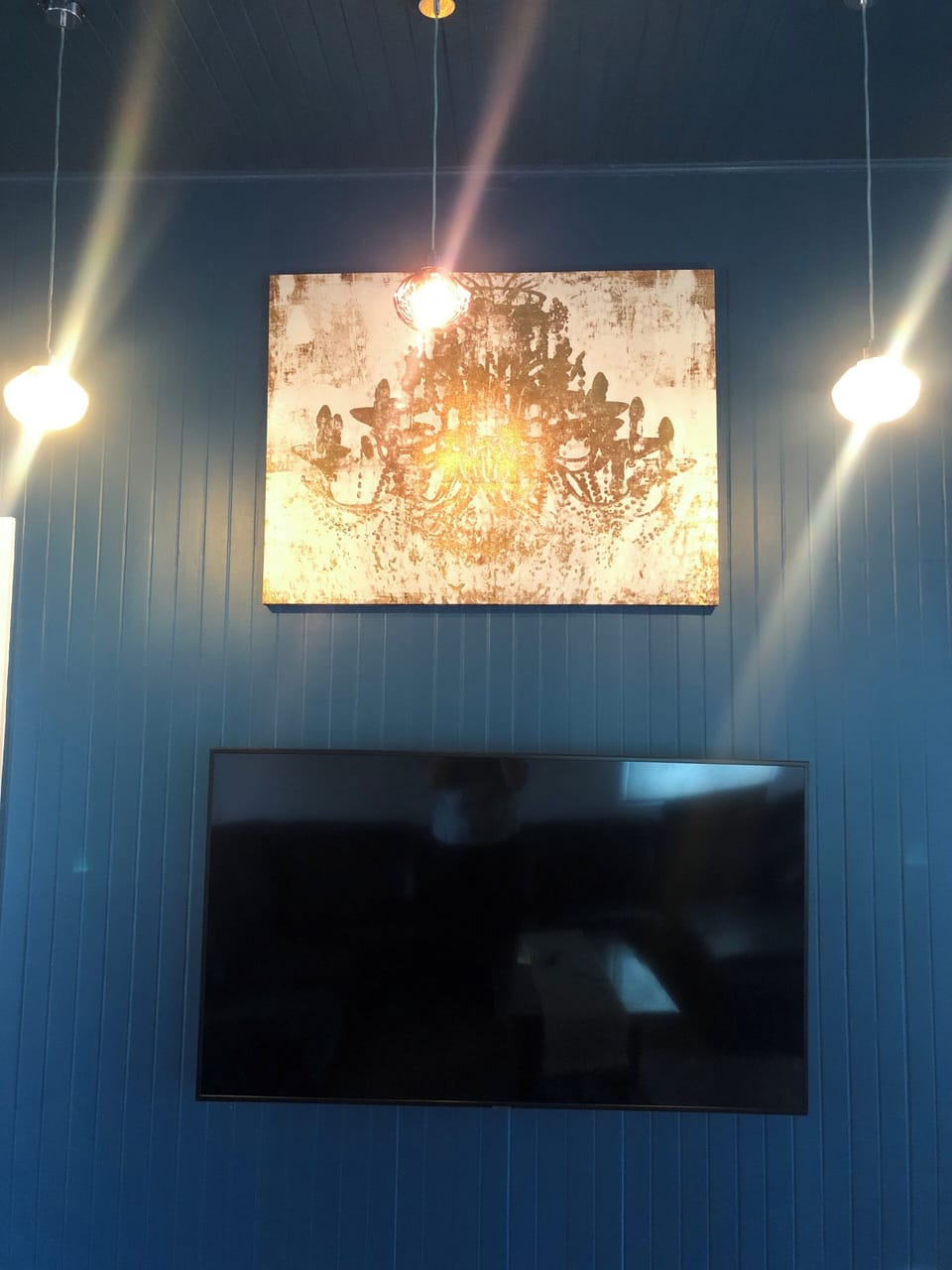 Upstairs A/C lounge for smart tv viewing