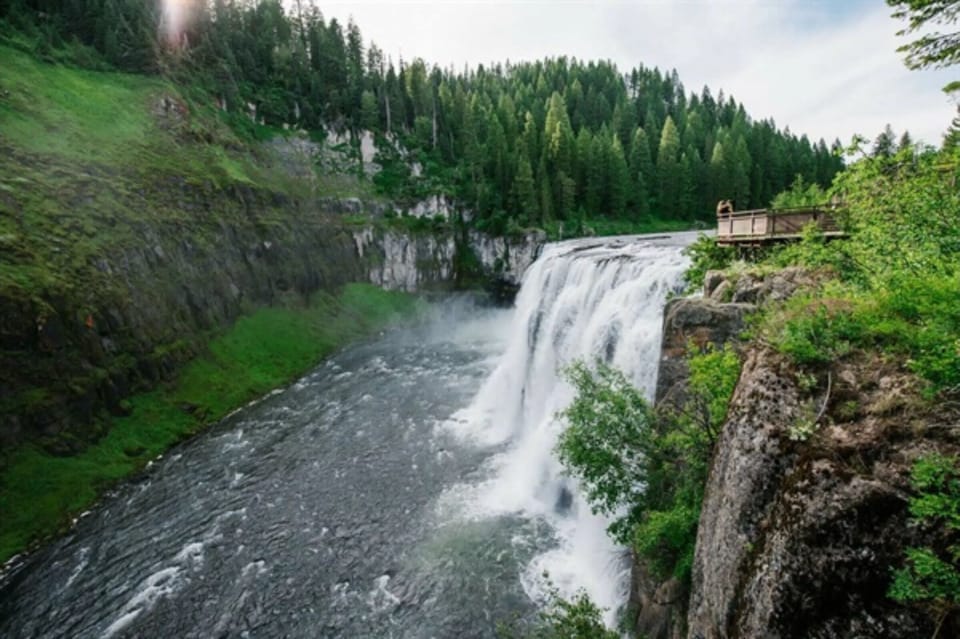 Mesa Falls is worth the 30-minute drive to visit this beautiful site.