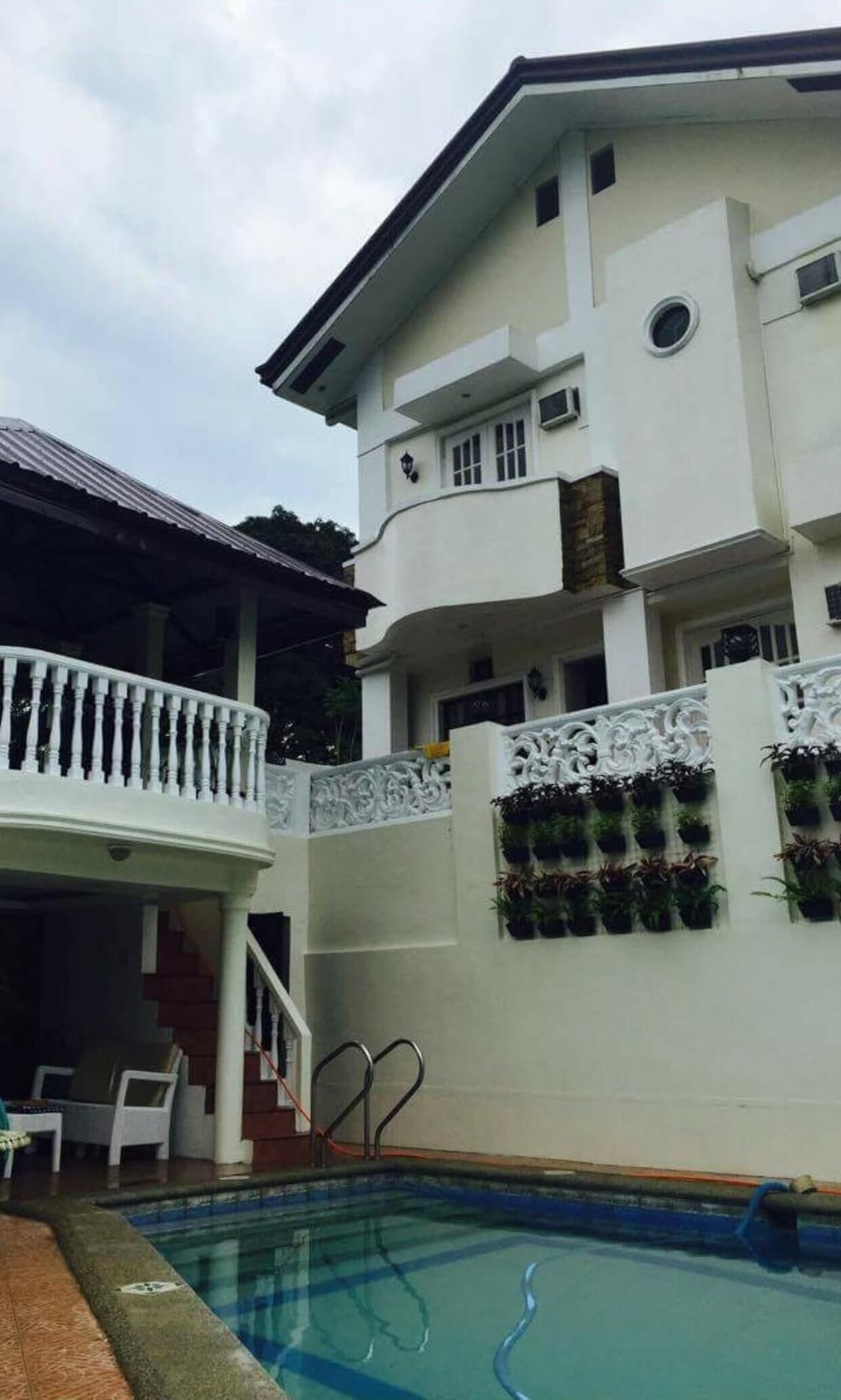 Back view of the house