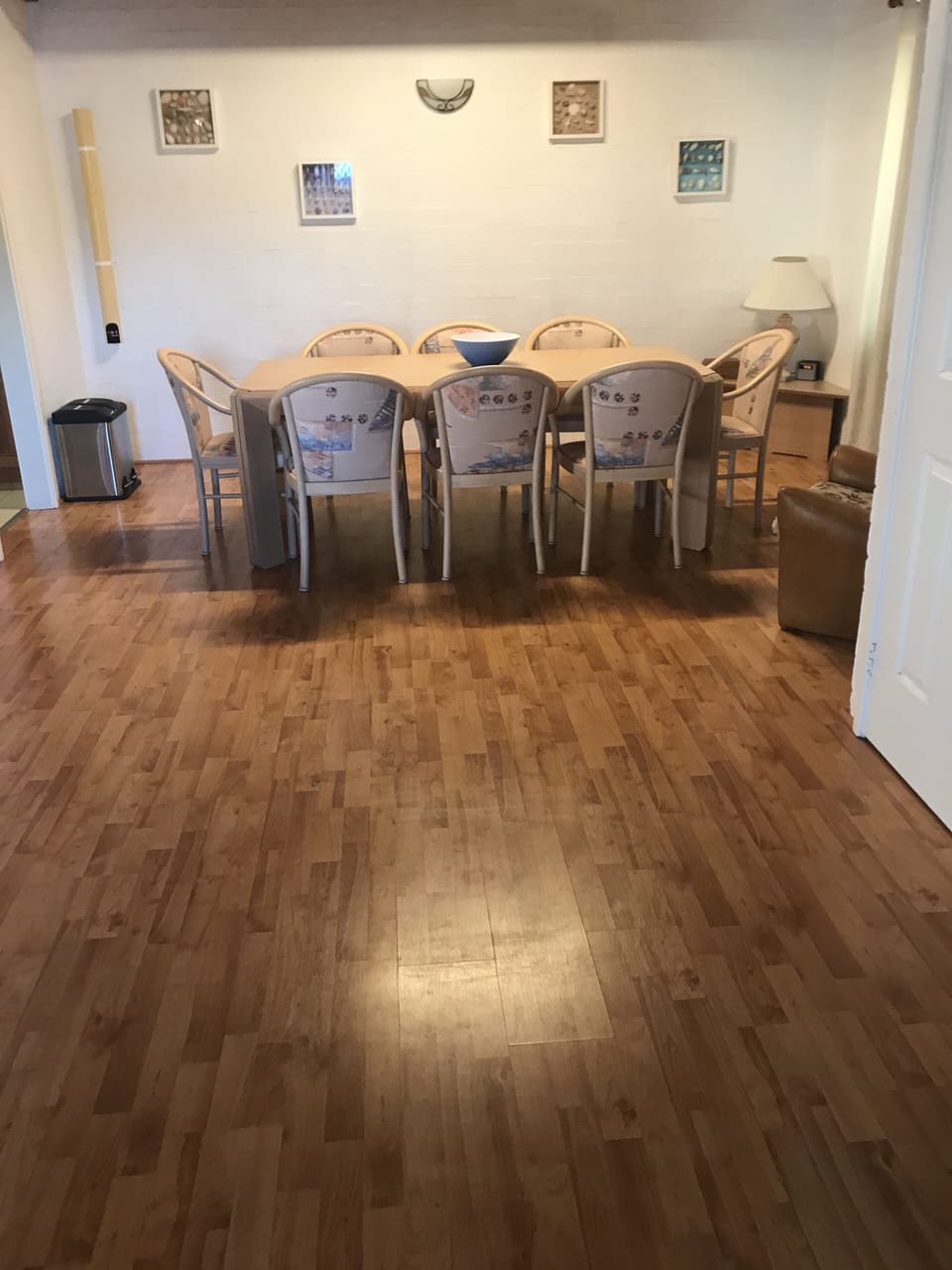 Large dining table for family meals