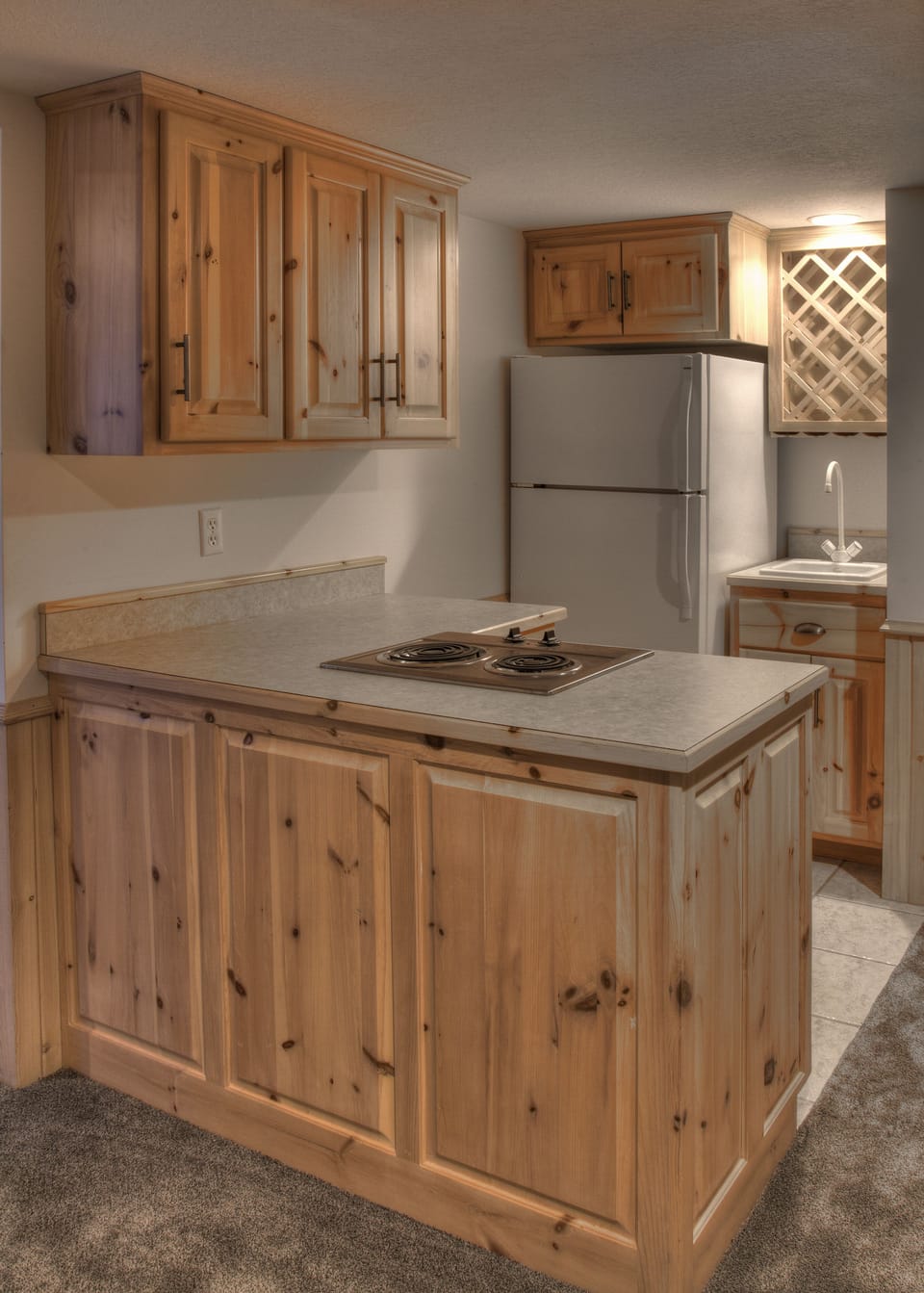 Basement kitchenette