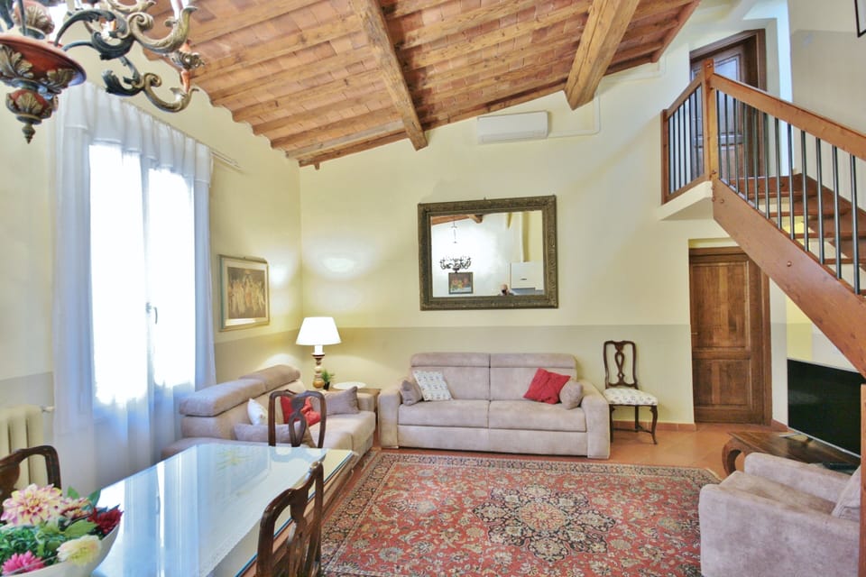 Living room with king-size sofa-bed