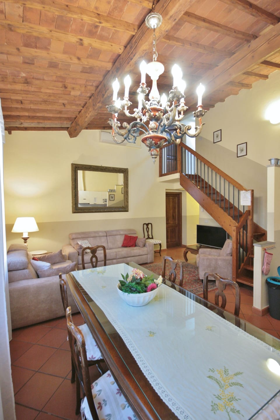 Living room with king-size sofa-bed
