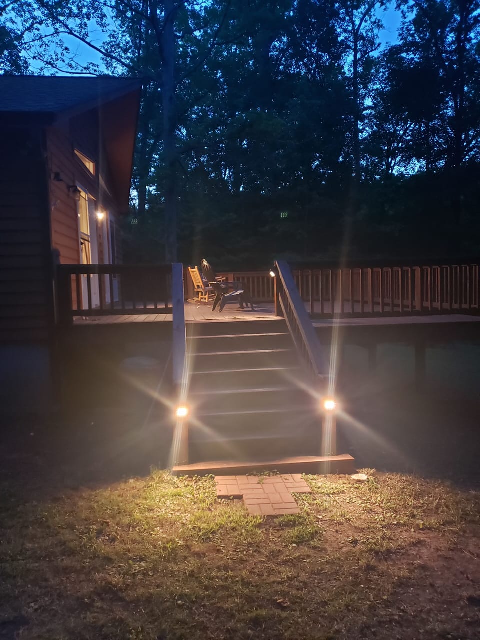 Night view of OBJ