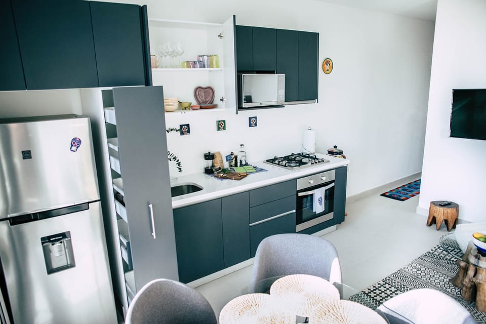 All that you need is provided in the kitchen.