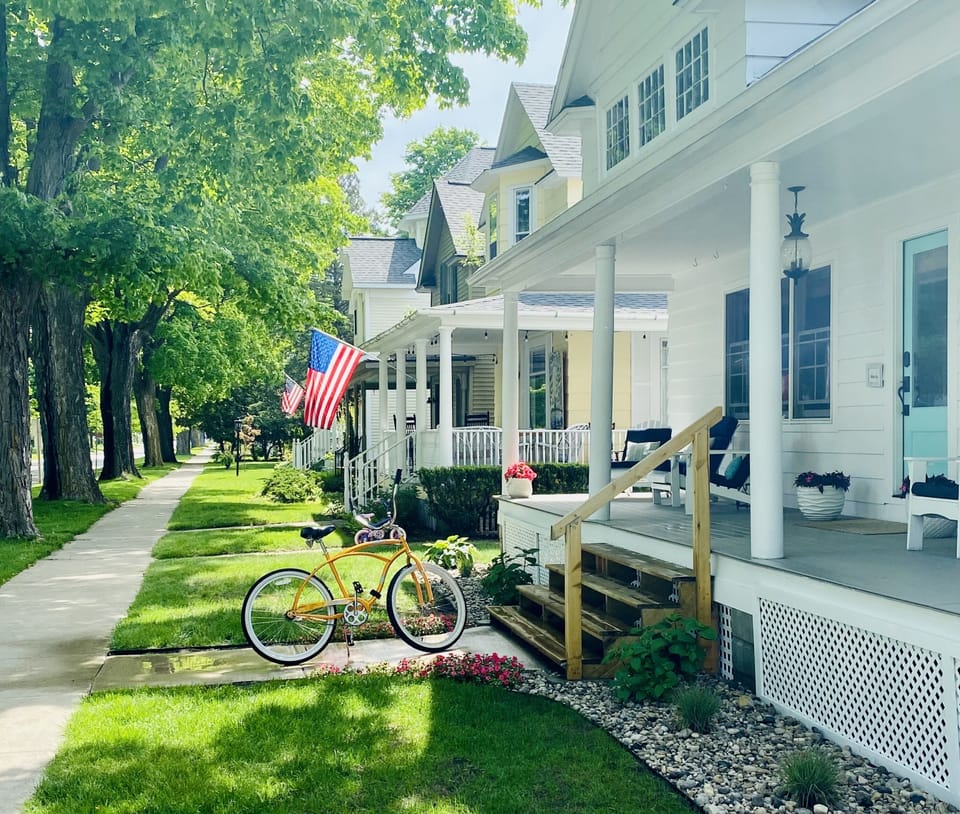 Relaxing front porch